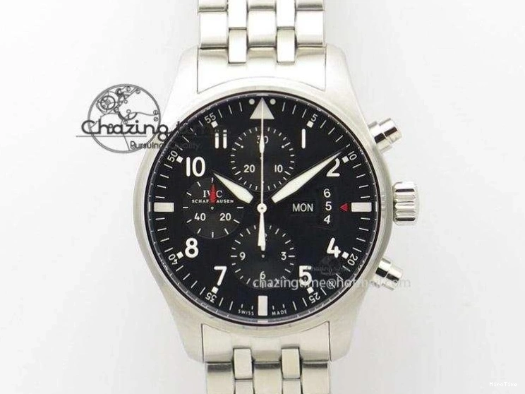 MIROTIME 0225 Big Pilot IW329701 M+F 1:1 Best Edition Black Dial on Brown Leather Strap MY RelaxedFit 7005